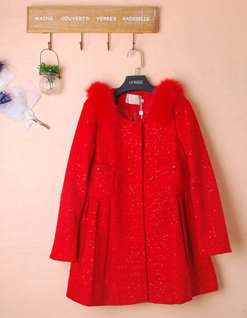 2015年新款歐韓潮流時(shí)尚羊絨大衣 一手貨源