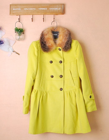 2015年新款歐韓潮流時(shí)尚羊絨大衣 一手貨源