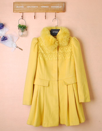 2015年新款歐韓潮流時(shí)尚羊絨大衣 一手貨源