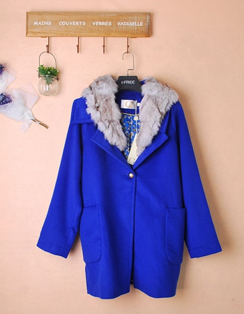 2015年新款歐韓潮流時(shí)尚羊絨大衣 一手貨源